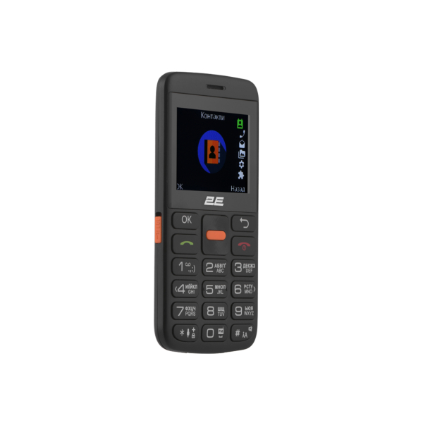 2E Mobile phone T180 MAX 2.3″ 2SIM, 1000mAh, Black