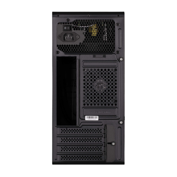 2E PC case Credo V200B-400, with PSU 2E ATX400, 2xUSB3.0, 1x80mm, VGA 250mm, mATX, Black