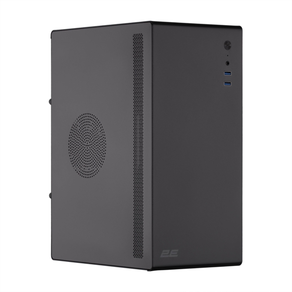 2E PC case Credo V200B-400, with PSU 2E ATX400, 2xUSB3.0, 1x80mm, VGA 250mm, mATX, Black