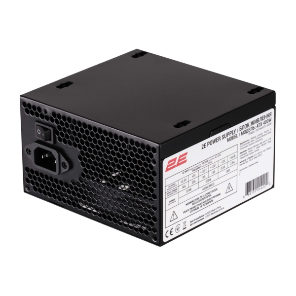 2E Корпус 2E Basis RD863-400 с БП ATX400 2xUSB2.0 VGA 320мм mATX чёрный