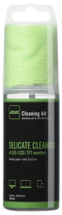 2E Cleaning kit 150ml Liquid for LED/LCD + napkin 15X15 cm