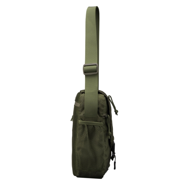 2E Tactical shoulder bag, magnet lock, 5 compart, green