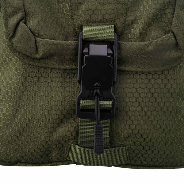 2E Tactical shoulder bag, magnet lock, 5 compart, green