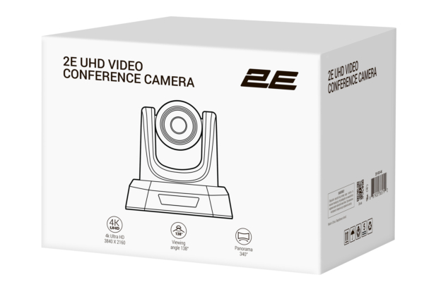 2E VIDEO CONFERENCE CAMERA UHD 4K Black