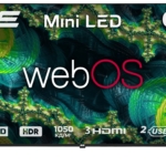 2E Телевізор 65″ MiniLED 4K 60Hz Smart WebOS Black