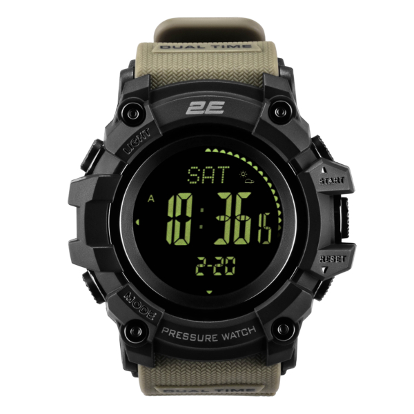 2E Tactical Armor GT Army Green Tactical Watch with Compass and Pedometer