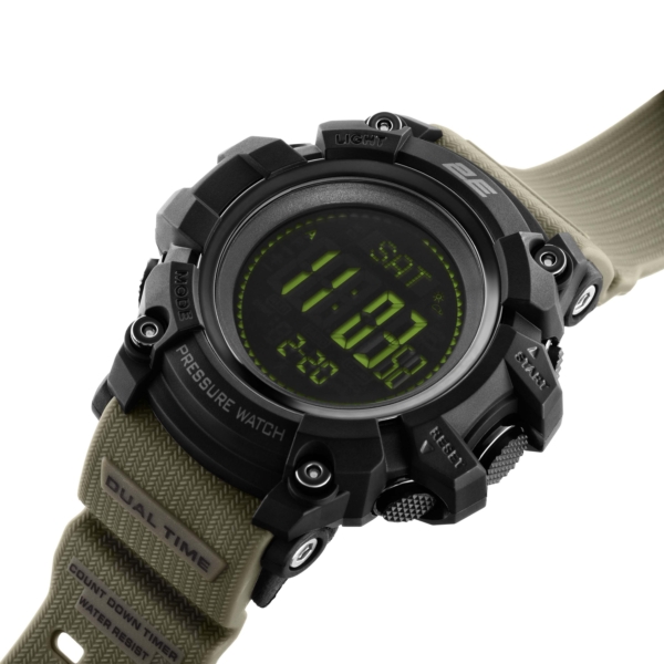 2E Tactical Armor GT Army Green Tactical Watch with Compass and Pedometer