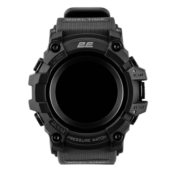 2E Tactical Armor GT Black Tactical Watch with Compass and Pedometer