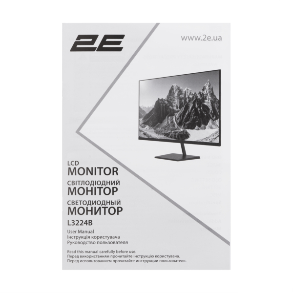 2E Монитор 31.5″ L3224B 2xHDMI, DP, VA, 3840×2160, MM