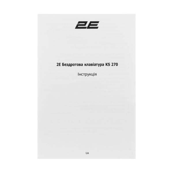 2E Клавиатура ножничная KS270 109key, WL/BT, EN/UK, серо-черный