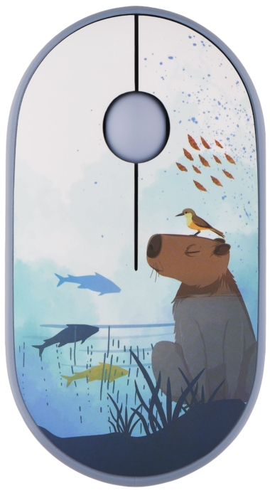 2E Mouse MF300 CAPYBARA:SWIM Silent WL BT, Blue