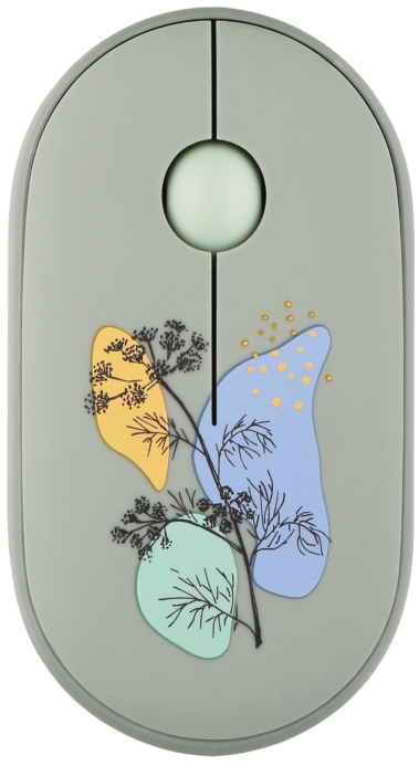 2E Mouse MF300 FLORA:DILL Silent WL BT, Green