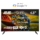 2E TV Set 43″ QLED 4K 60Hz Smart Google TV Black