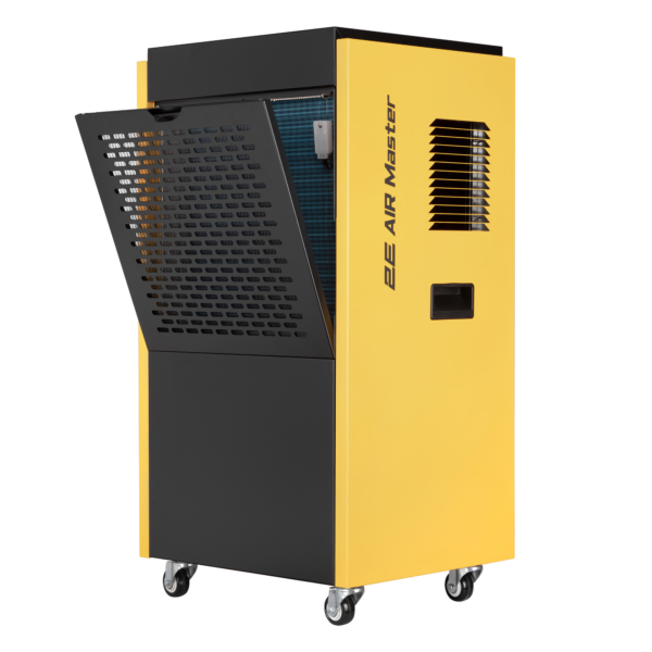 2E Industrial dehumidifier, 1000W, 90l/day, 250m sq, 500m cubic/h, LCD display, electric control, timer, IP22