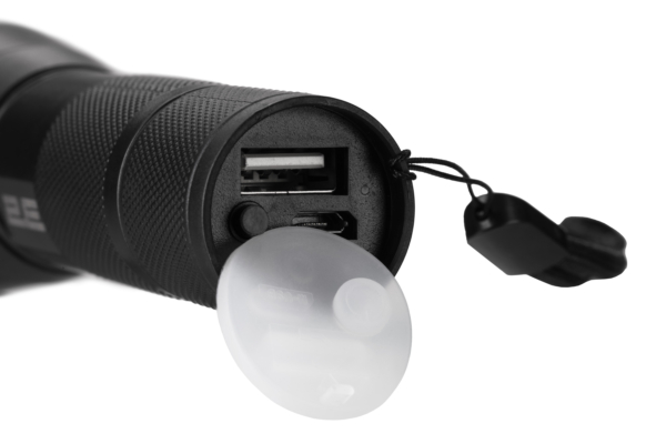 2E Hand lantern rechargeable, Micro-USB, 1200mAh, 1200lm, 10W, 4 lighting functions