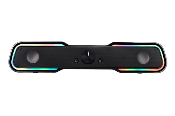 2E Multimedia speaker PCS101 RGB, 2.0, USB, Black