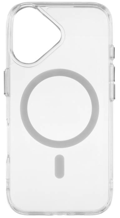 2E Чехол Basic для iPhone 16, Transparent MagSafe Cover, прозрачный