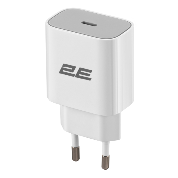 2E Зарядний пристрій мережевий 25Вт USB-C PD, білий