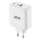 2E Wall Charger 65W 2хUSB-C/USB-A GAN PD/QC, white