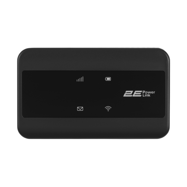 2E Мобільний маршрутизатор PowerLink (MiFi-2) LTE, Wi-Fi4, 1xType-C, 1xCRC9, 2100мА•год чорний