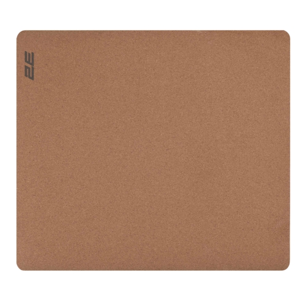 2E Mouse Pad CORK, M(450x400x2mm), brown