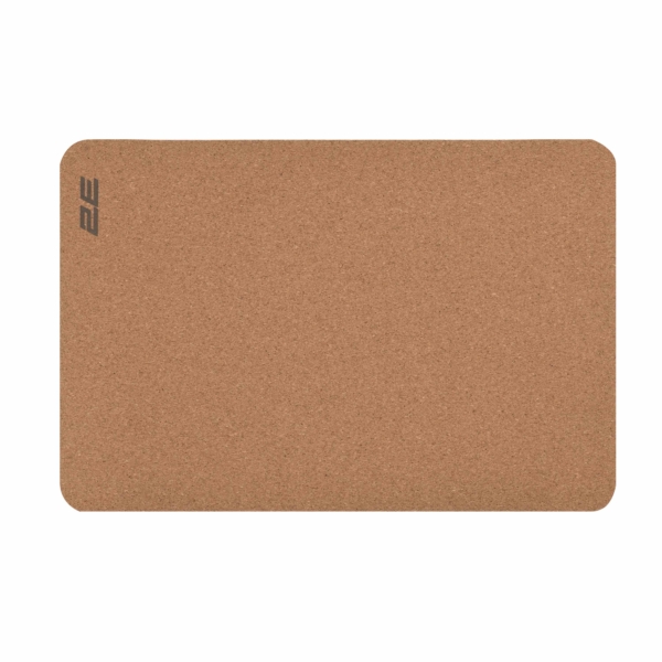 2E Mouse Pad CORK, S(300x200x2mm), brown