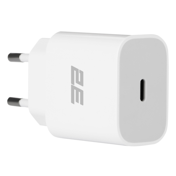 2E Сетевой ЗУ USB-C Wall Charger PD3.0 DC5V/3A, Max 20W, white