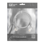 2E Cat 6,UTP,RJ45, 26AWG ,7/0.16 Cu, 0.50 m,PVC, Grey