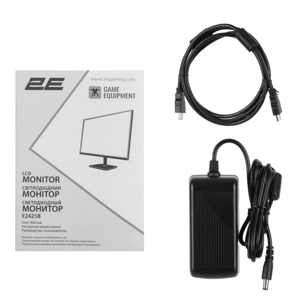 2E Монітор 23.8″ E2425B D-Sub, HDMI, VA, 100Hz, FreeSync