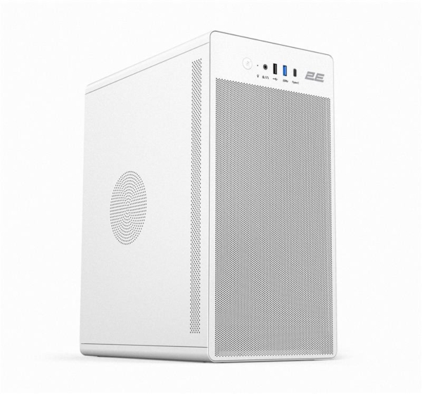 2E Корпус Credo V285B без БП, 1xUSB3.0, 1х USB 2.0, 1xUSB Type-C, 1×120мм, VGA 300мм, mATX, чёрный