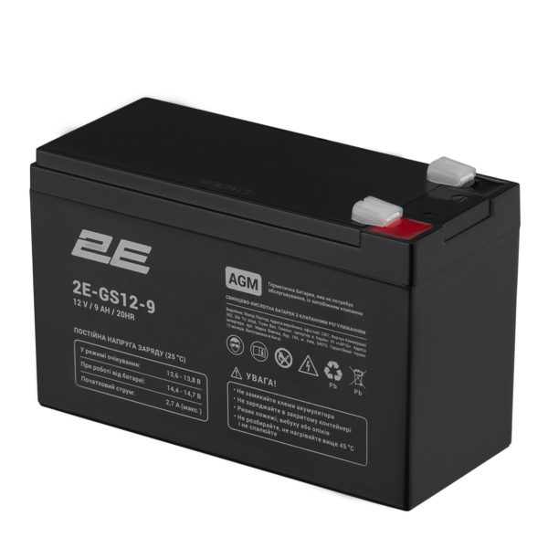 2E GS, 12V, 9Ah, AGM