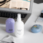 2E Cleaning kit PILL for office equipment (liquid 140ml, whipe 20cm), white-lilac