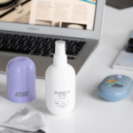 2E Cleaning kit PILL for office equipment (liquid 140ml, whipe 20cm), white-lilac