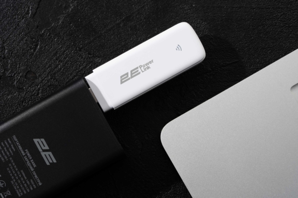 2E Mobile router PowerLink (MiFi-1 2024) LTE, Wi-Fi4, 1xUSB, 1xCRC9 white