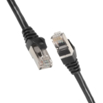 Patch Cable 2E Cat 5e, UTP, RJ45, 26AWG, 7/0.16 CCA, 0.50m, PVC, Black