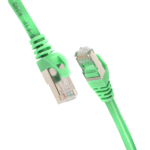 Патч-корд 2E САТ 5e, UTP, 0,20м, 26AWG, RJ45, 7/0.16, Cu, PVC, зелений