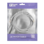 Патч-корд 2E САТ 5e, UTP, 3м, 26AWG, RJ45, 7/0.16, Cu, PVC, сірий