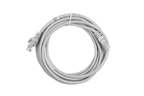 Патч-корд 2E САТ 5e, UTP, 3м, 26AWG, RJ45, 7/0.16, Cu, PVC, сірий