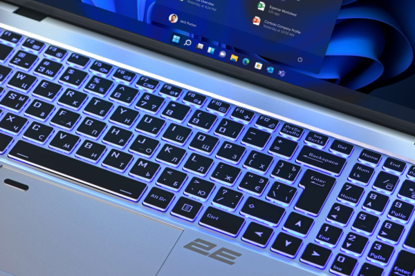2E Ноутбук Complex Pro 15.6″ FHD IPS AG, Intel i5-1240P, 32GB, F1024GB, UMA, Win11P, сріблястий
