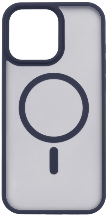 Чехол 2E Basic для iPhone 16 Pro Max, Soft Touch MagSafe Cover, Dark Blue