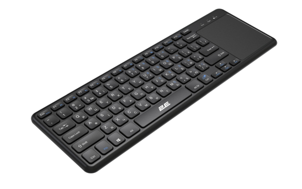 Клавіатура ножнична 2E KT100 78key, WL, EN/UK, чорний