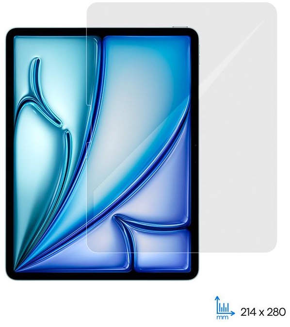 Защитное стекло 2E для iPad Air 13″ (2024), 2.5D, прозрачный