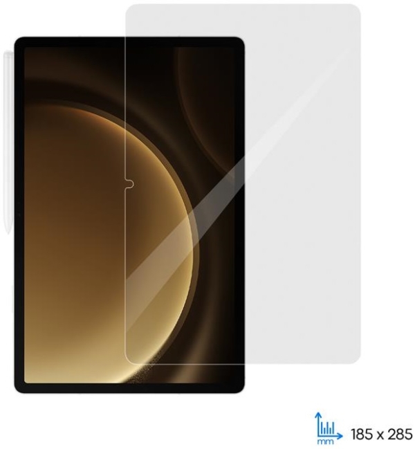 Защитное стекло 2E для Samsung  Galaxy Tab S9FE+ (X616) 12.4″(2023), 2.5D, прозрачный
