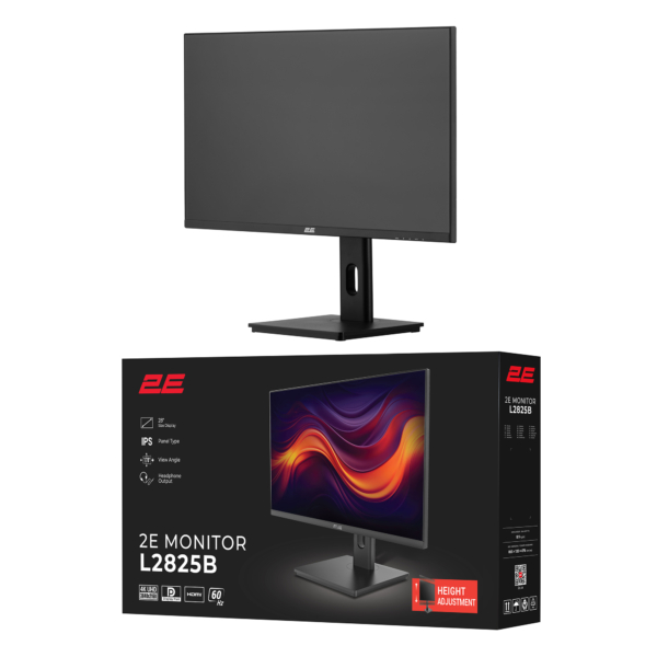 Monitor 2E 28″ L2825B 2xHDMI, DP, IPS, 84%NTSC, 3840×2160, FreeSync
