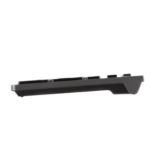 2E Клавиатура мембранная KS280 120key, WL/BT, EN/UK/RU, silent, чёрно-серая