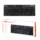 2E Клавиатура мембранная KS280 120key, WL/BT, EN/UK/RU, silent, чёрно-серая