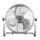 2E Floor fan professional, 30cm, 60W, buttons, motor 100% copper, silver