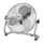 2E Floor fan professional, 30cm, 60W, buttons, motor 100% copper, silver