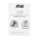 2E Floor fan professional, 35cm, 65W, buttons, motor 100% copper, silver